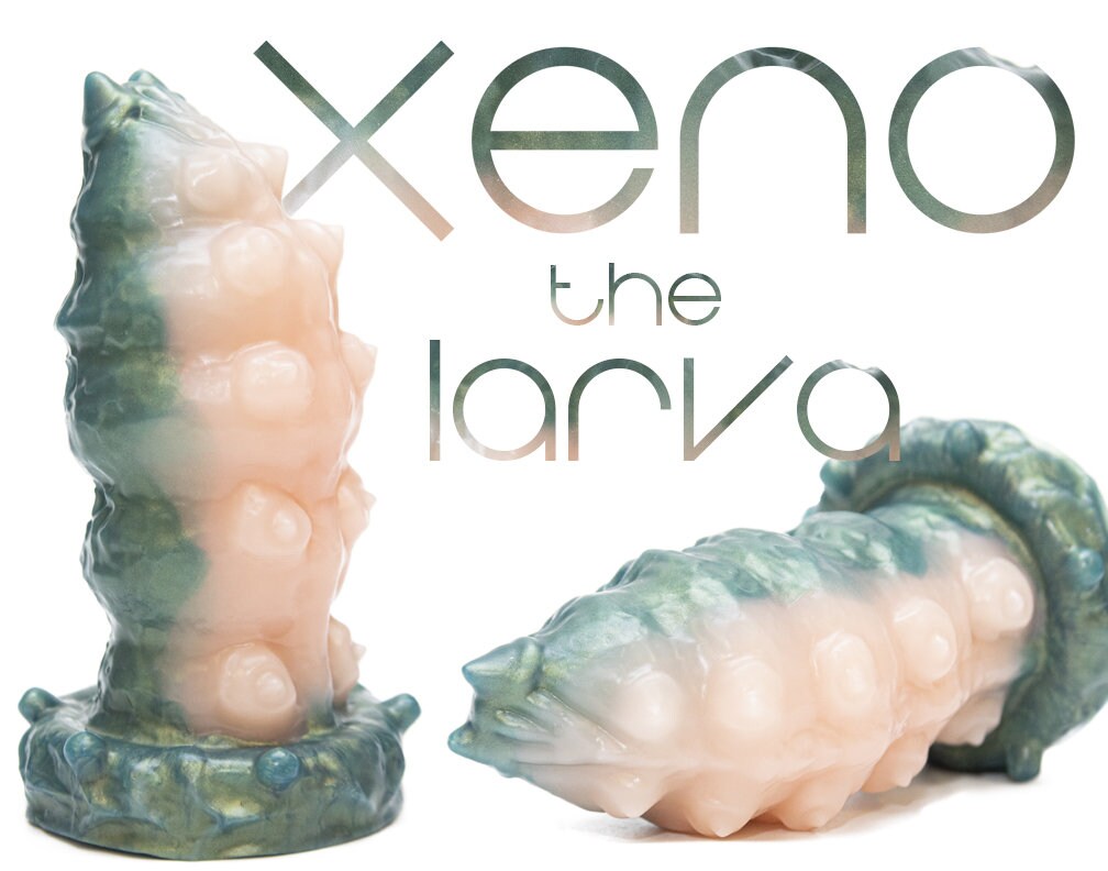 Xeno the Larva - Dildo - Fantasy Dildo -  Bug Dildo - Adult Toy - Sex…