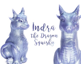 Fantasy Creature Indra the Dragon Silicone Squishy Toy - Sex Toy Mascot Figurine of Small Dragon Character