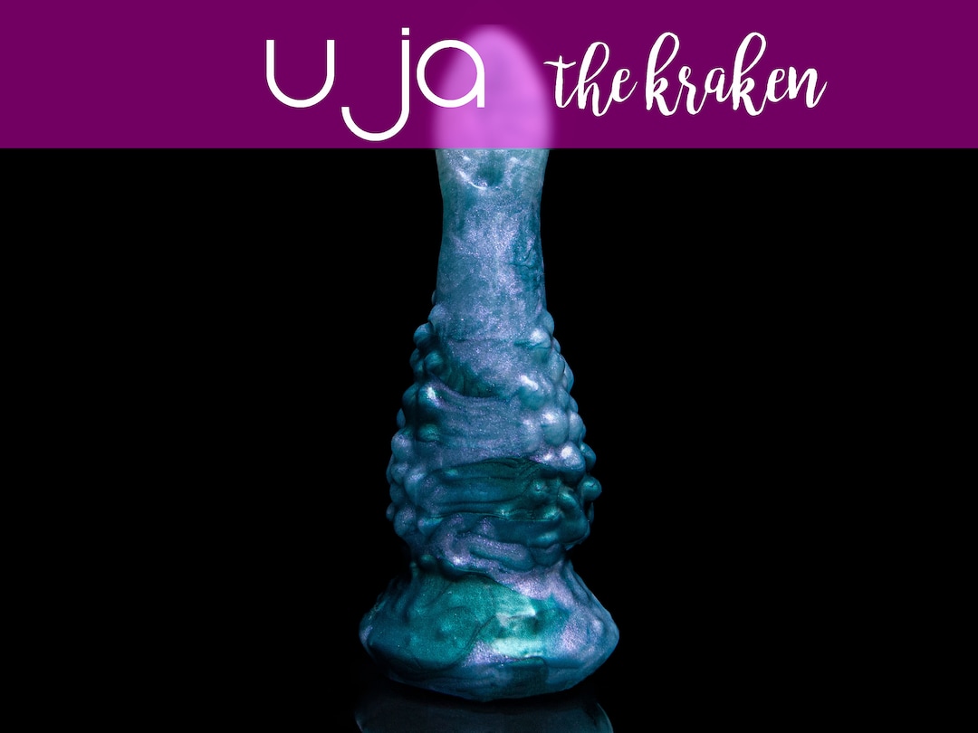 Fantasy Knotted Dildo | Uja the Kraken - Monster Inspired Silicone Dildo - Discreet Packaging | Suction Cup Dildo | Dildo for her