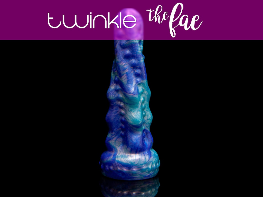 Fairy dildo, small fantasy dildo, soft smooth sex toy, fairy sex toy, unique adult toy, the perfect starter dildo for fantasy toys