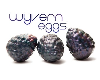 Silicone Egg - Wyvern Eggs (Set of 3) - Kegel - Silicone Eggs - Oviposition Egg - Ovipositor - Silicone Egg Toy