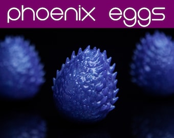 Silicone Eggs - Phoenix Eggs (Set of 3) for silicone ovipositor toys - Oviposition Eggs - Ovipositor - Kegel Eggs