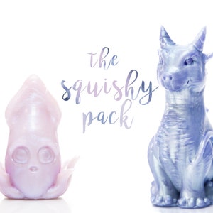 Squishy Creature Toy Pack - Uja and Indra the Squishies