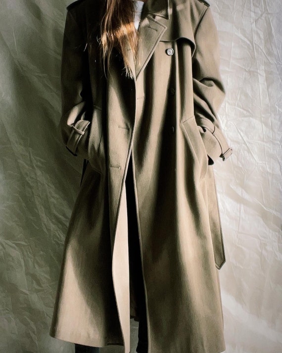 Vintage 1990s Calvin Klein Oversized Trench - image 5