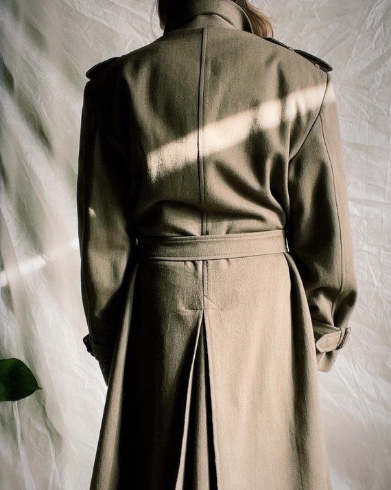 Vintage 1990s Calvin Klein Oversized Trench - image 4