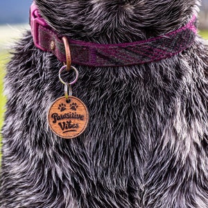 dog tags for dogs personalized, Silent Dog Tag, dog mom Large 1.3 inches