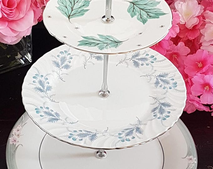 Elegant 3-Tier Cake Stand: Versatile Display for Desserts, Sandwiches, Parties & Afternoon Tea