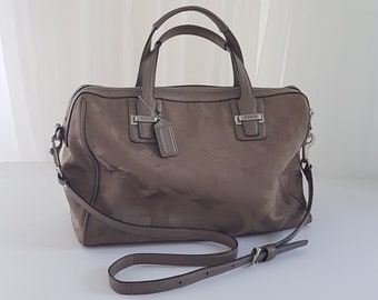 Coach Purple Leather Hamilton Satchel * Shoulder * Handbag Coach Purple Leather Hamilton Satchel * Shoulder * Handbag