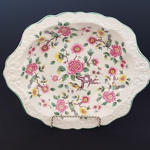 James Kent Old Foley CHINESE ROSE 12 inch Serving Bowl, Made in England