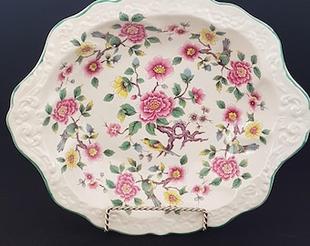 James Kent Old Foley CHINESE ROSE 12 inch Serving Bowl, Made in England