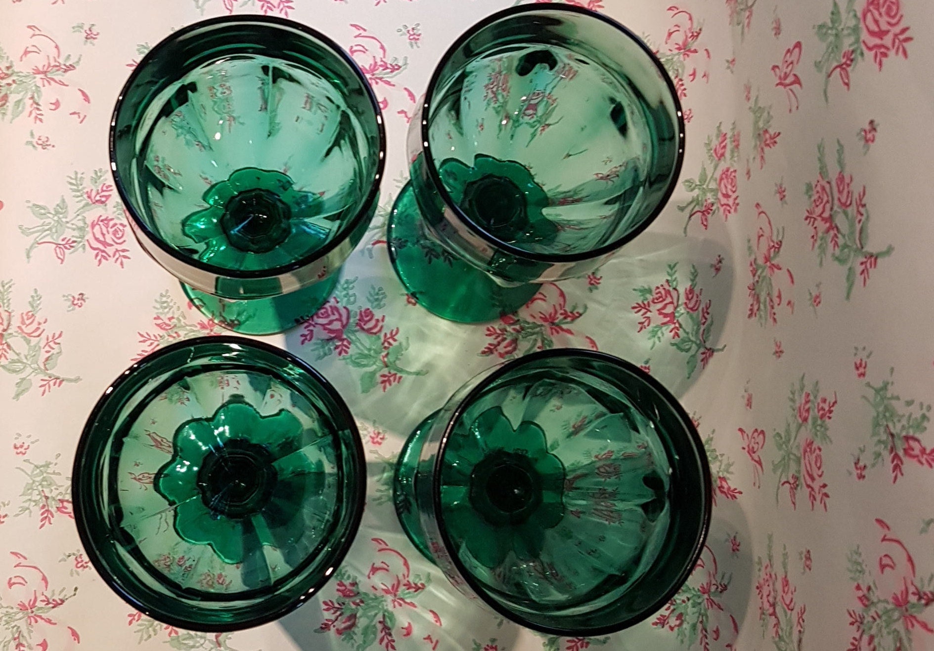 4 Libbey Gibraltar Duratuff Iced Tea Glasses, Juniper ...