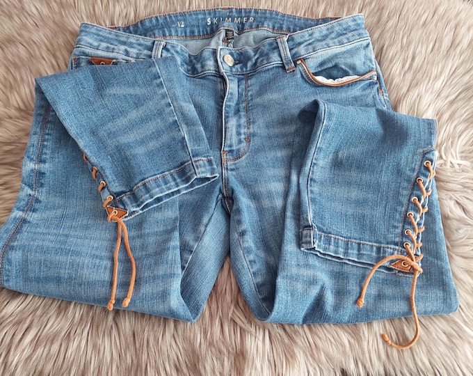 White House Black Market Skimmer Jeans Size 12