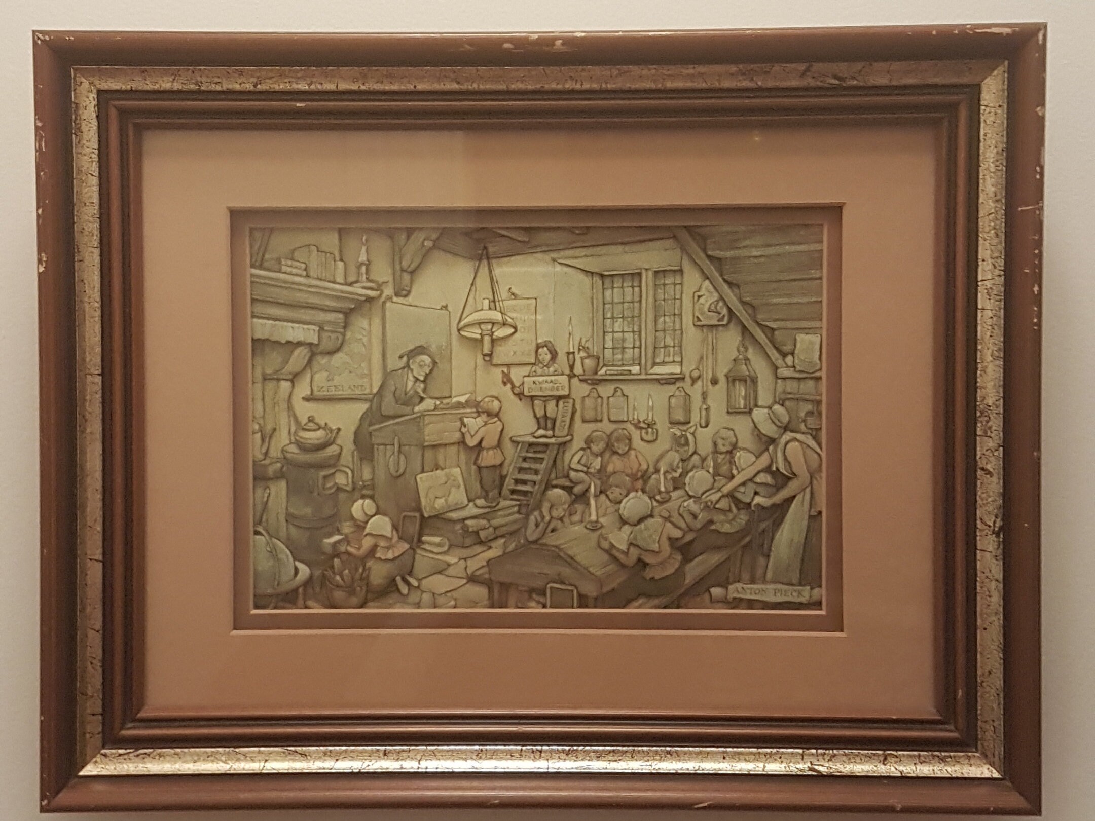 Vintage Anton Pieck 3d Art Shadow Box Collectible Diorama Vintage Anton Pieck 3d Art Shadow Box Collectible Diorama Ilration Wall Decor Home