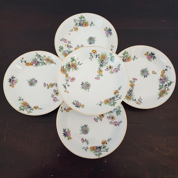 5pc Bernardaud Limoges Pasta Coupe Bowls
