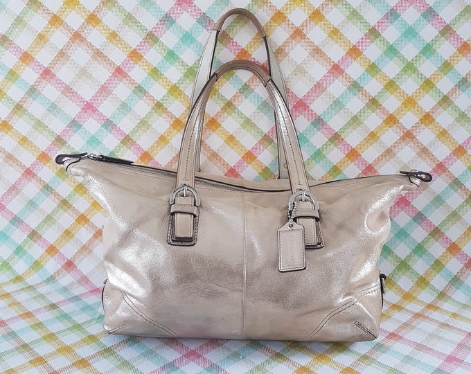 COACH SOHO Metallic Leather Shoulder Bag, G1173-F17220