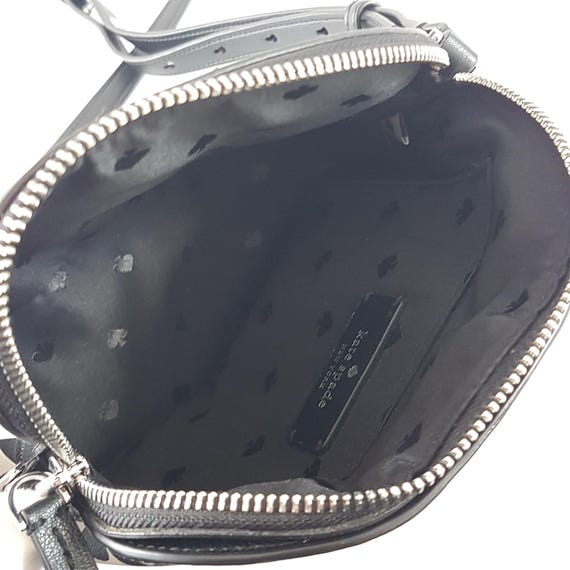 Kate Spade Hollie Spade Black White Clover Dome Crossbody Bag Etsy Ireland
