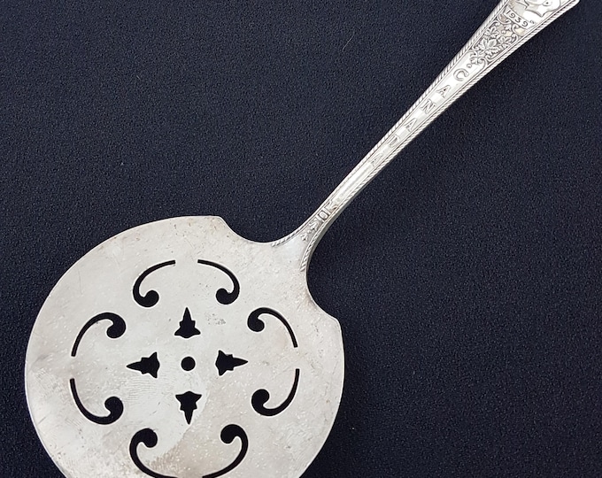 1939 Royal Visit to Canada Carlton Silver Plate Flat Server for Desserts