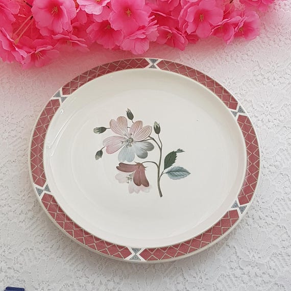 1960年代ヴィンテージ ウェッジウッド アルバニー ディナープレート