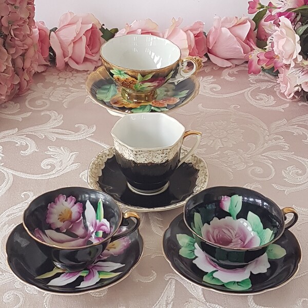 Black Tea Cup Etsy