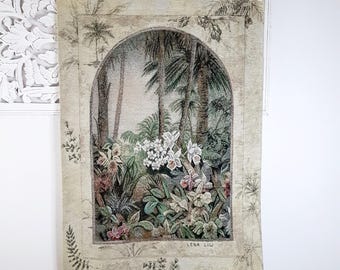 Lena Liu Tropical Oasis Wall Hanging Tapestry 26x36 inch Vertical Rod Sleeve