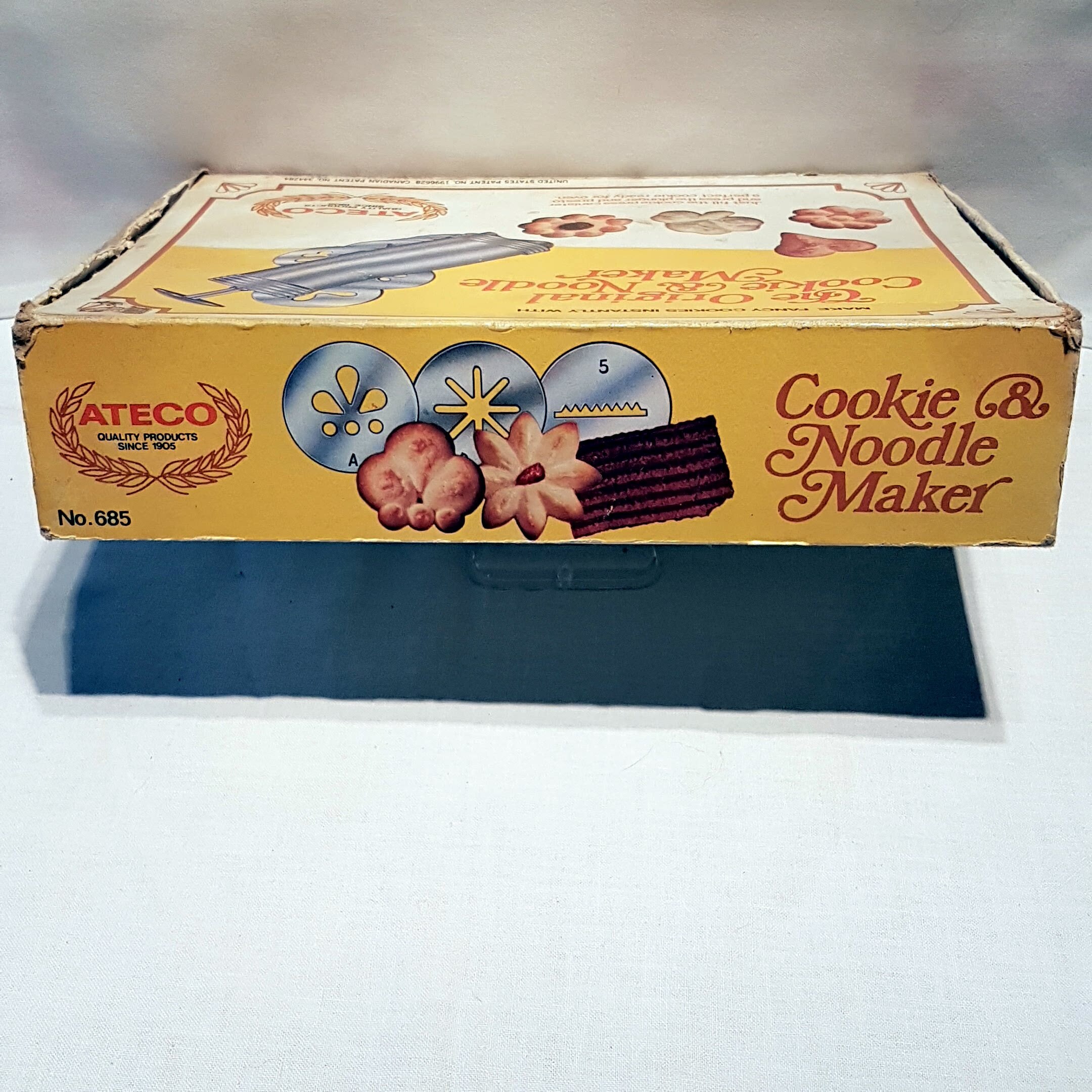 Vintage ATECO / The Original Cookie & Noodle Maker Cookie Press 685