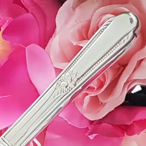 Vintage 1937 WM Rogers Hiawatha Memory 44-Piece Silver Plated Flatware Set for 10 with Knife, Fork, Tea & Soup Spoons