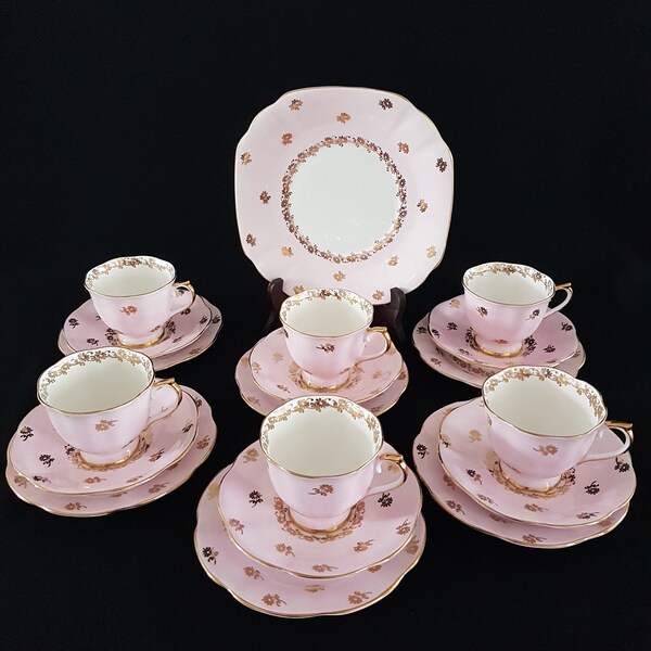 Pink Tea Set Etsy