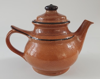 Vintage Franciscan Cinnamon Teapot - Interpace England Stoneware