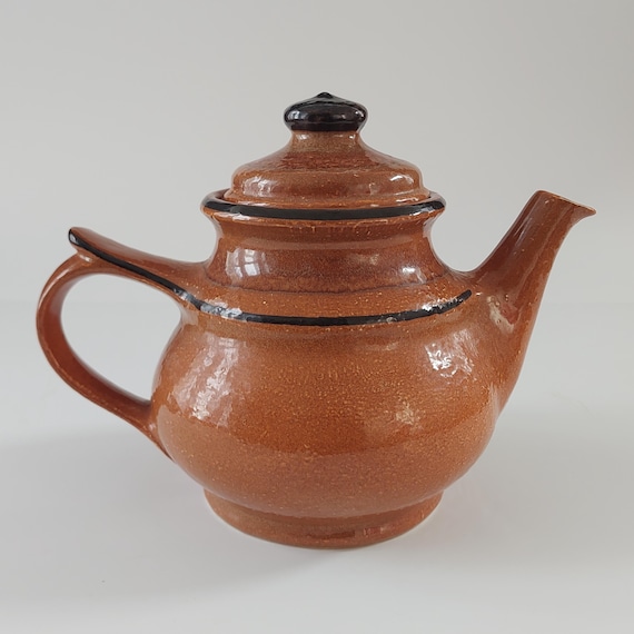 Vintage Franciscan Cinnamon Teapot - Interpace England Stoneware