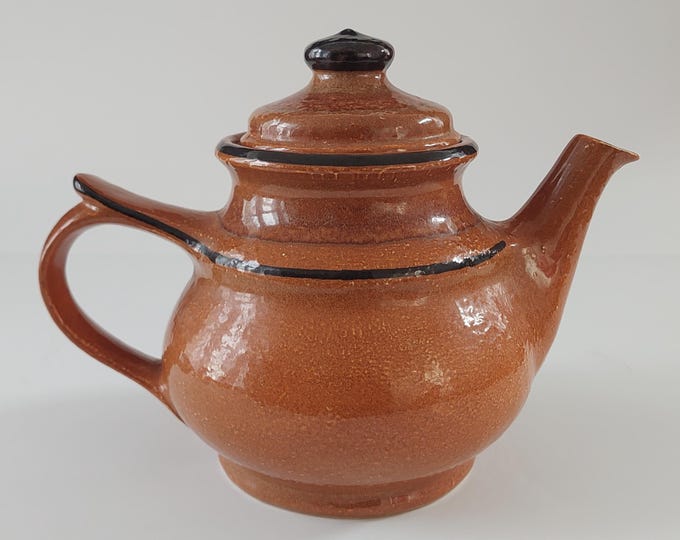 Vintage Franciscan Cinnamon Teapot - Interpace England Stoneware