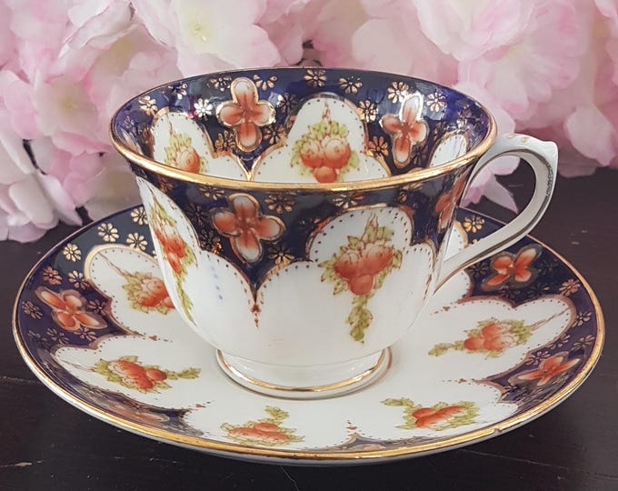 Royal Albert Crown China Tea Cup & Saucer Pattern 4692 Imari Style with Gift Options