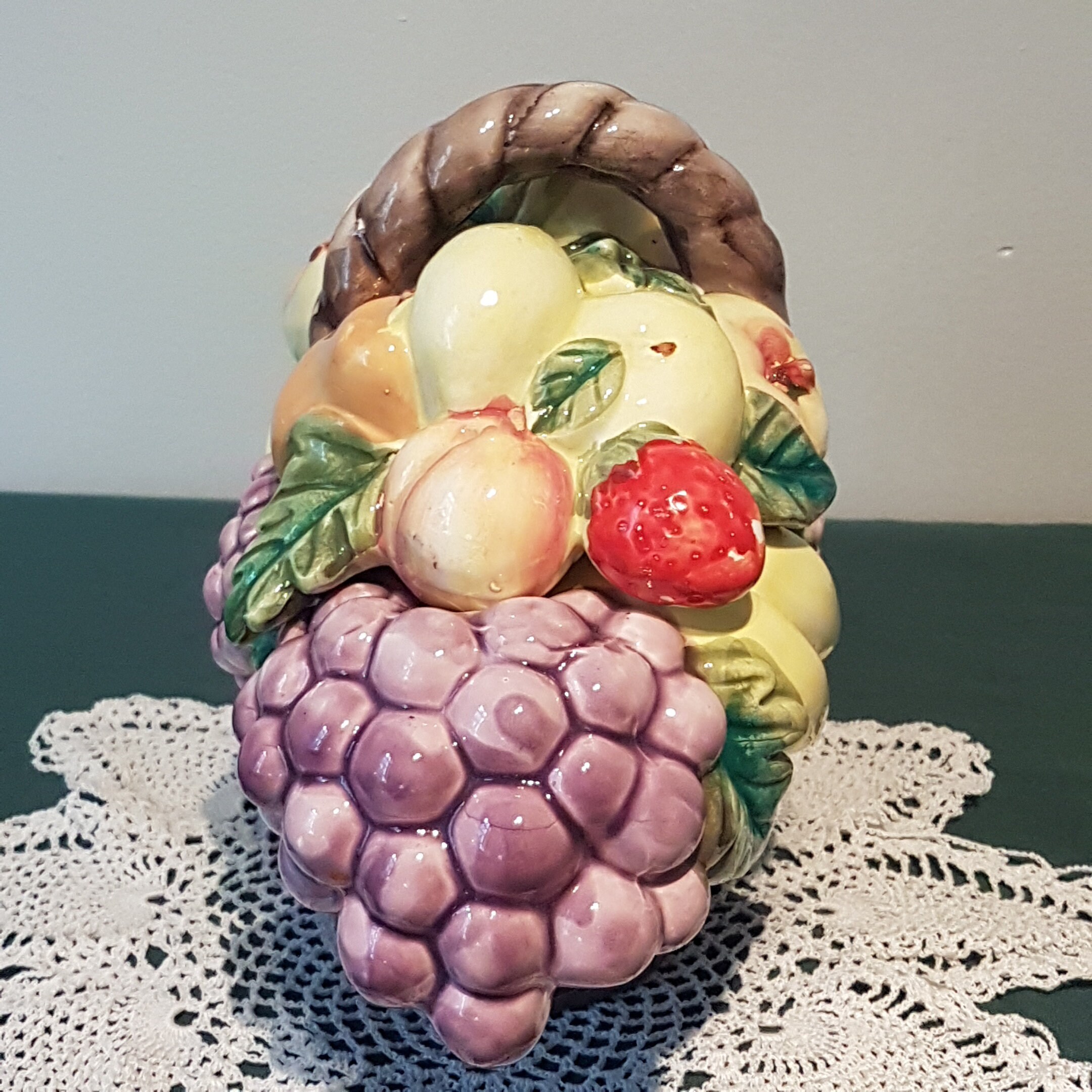 vintage ceramic fruit