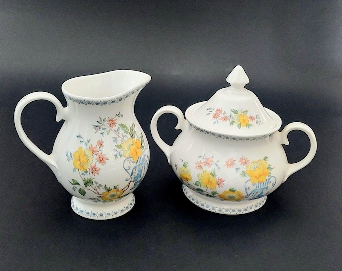 Royal Grafton Heritage Bone China Cream & Sugar Set