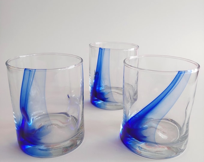 Libbey Impressions Blue Ribbon Double Old Fashioned