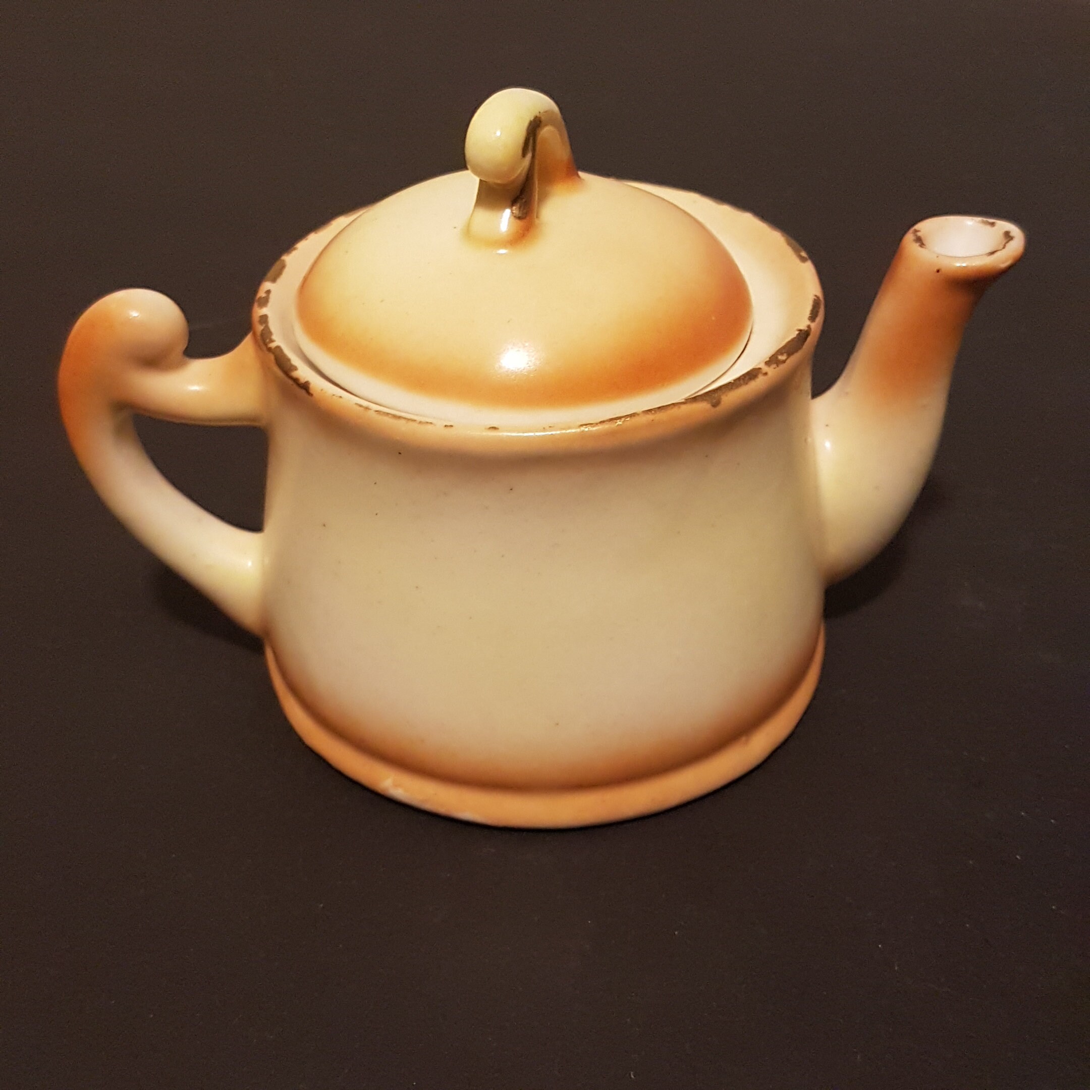 Czechoslovakian Teapot, Personal Size, 1 Cup Capacity, Hand Painted