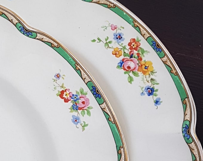 4pc Johnson Brothers Pareek GRETNA Dinner Plate Set