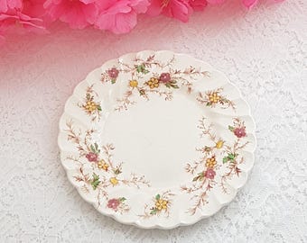 Vintage Myott Ironstone Heritage Side Plates: 6pc Set from 1950s Staffordshire, England