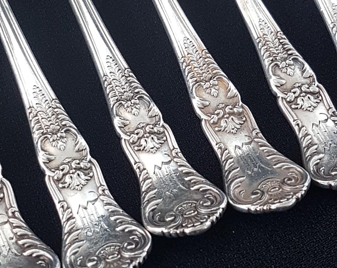 Vintage Gorham Richmond Silver Plate Seafood Condiment Cocktail Forks