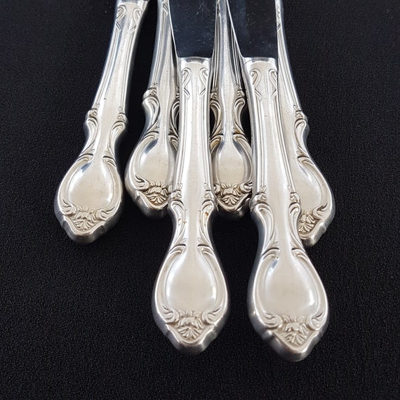 Vintage Lauffer Germany Stainless Steel Butter Spreader, Set of 6