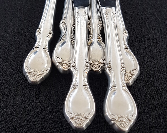 Vintage Lauffer Germany Stainless Steel Butter Spreader, Set of 6