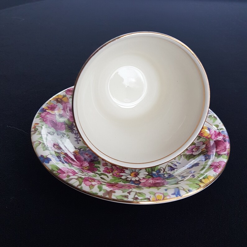 Royal Winton Grimwades Vintage Tea Cup and Saucer SUMMERTIME Etsy