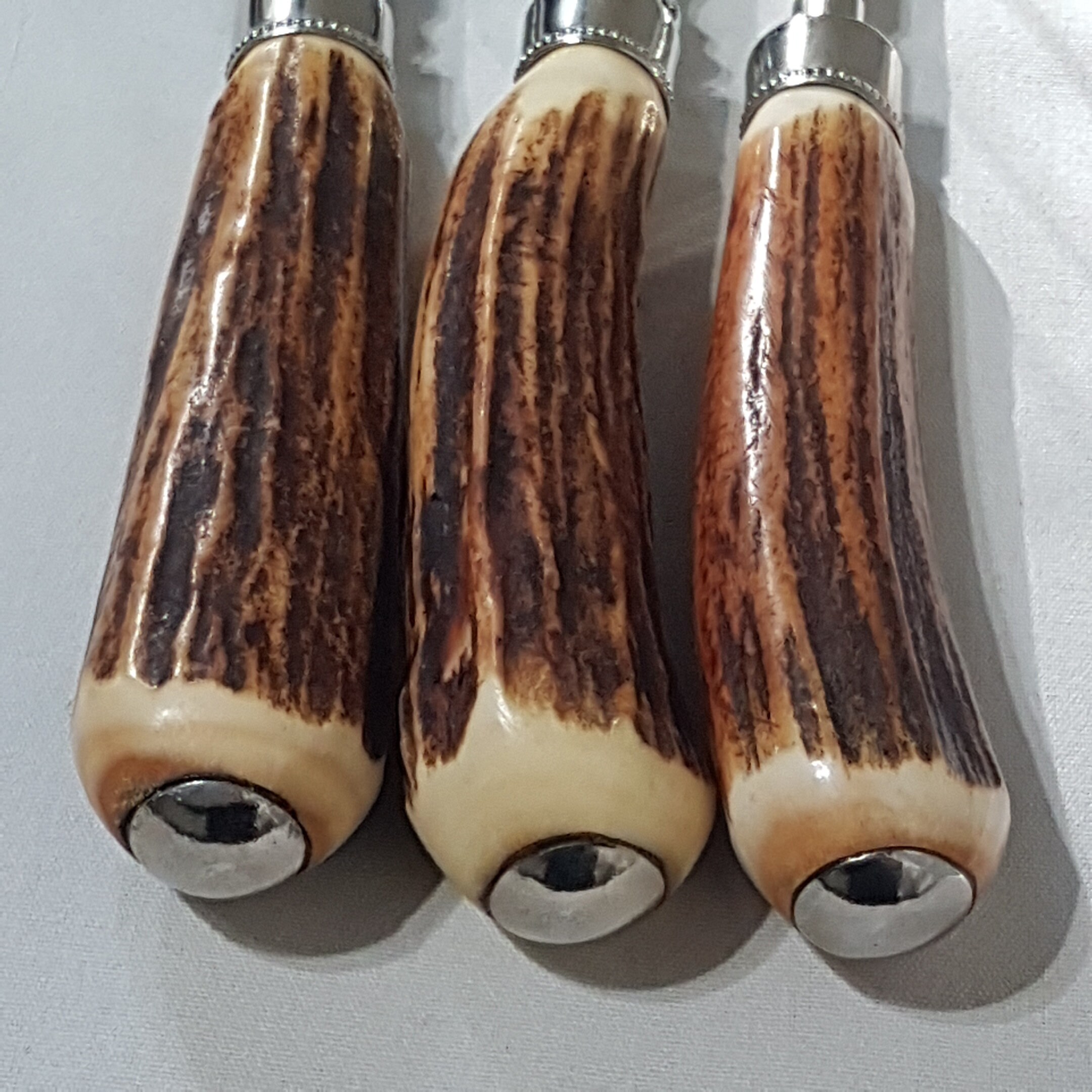 GENUINE Stag Horn Meat Carving Set