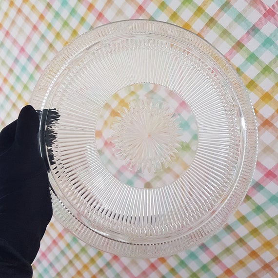 1500° C TABLETOP Pearl Collection Présentoir à Gâteau Rond En Verre Transparent 20,8 Cm