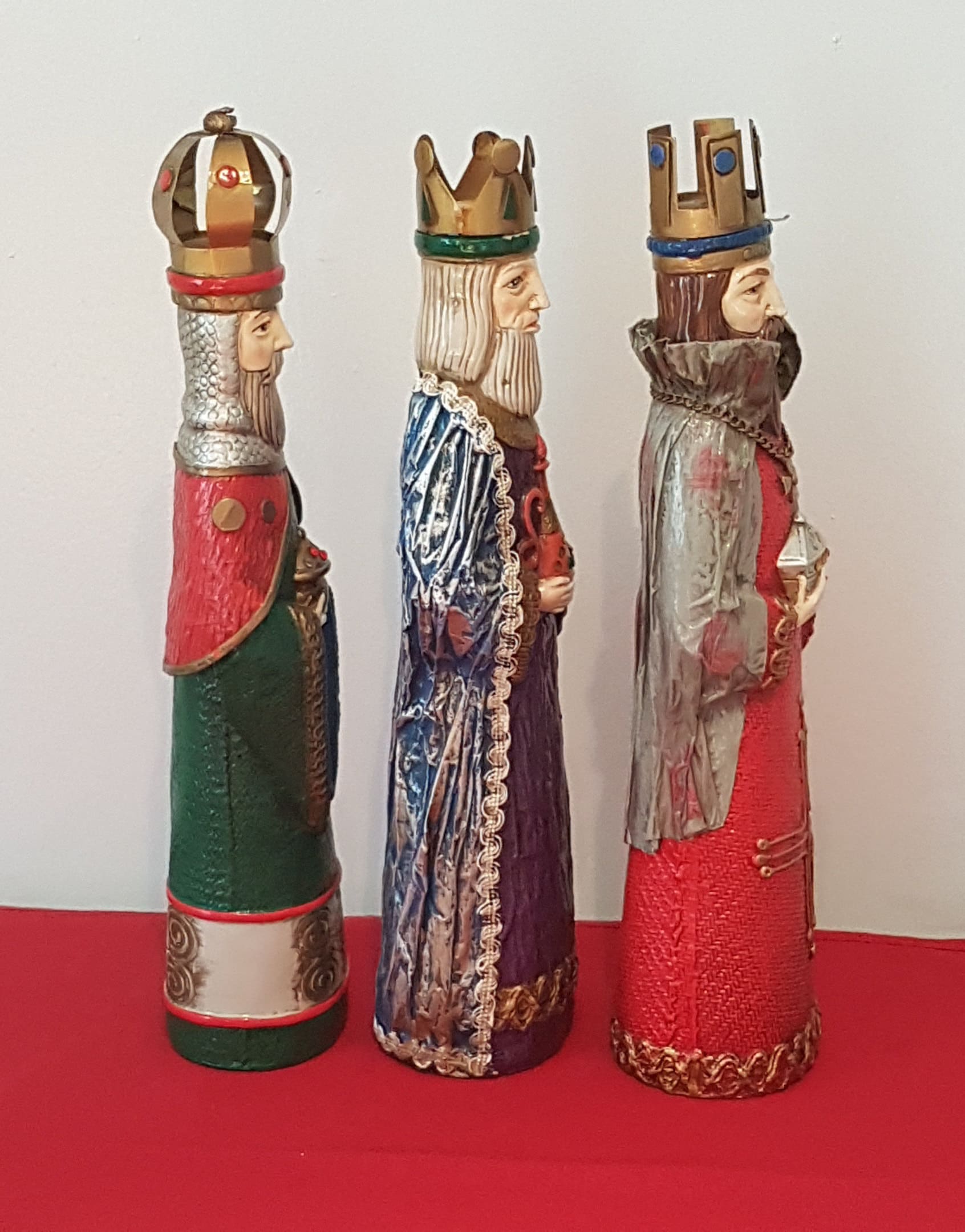 Décoration De Crèche De Noël Vintage Schmid En Porcelaine Blanche