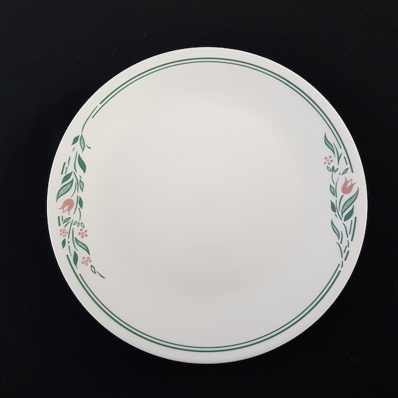Vintage Corelle ROSEMARE Dinner Plates, Set of 4, Made in USA