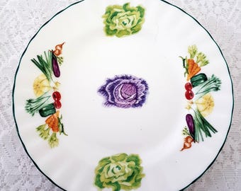 Bone China Vegetable Side Plates by Royal Vale England