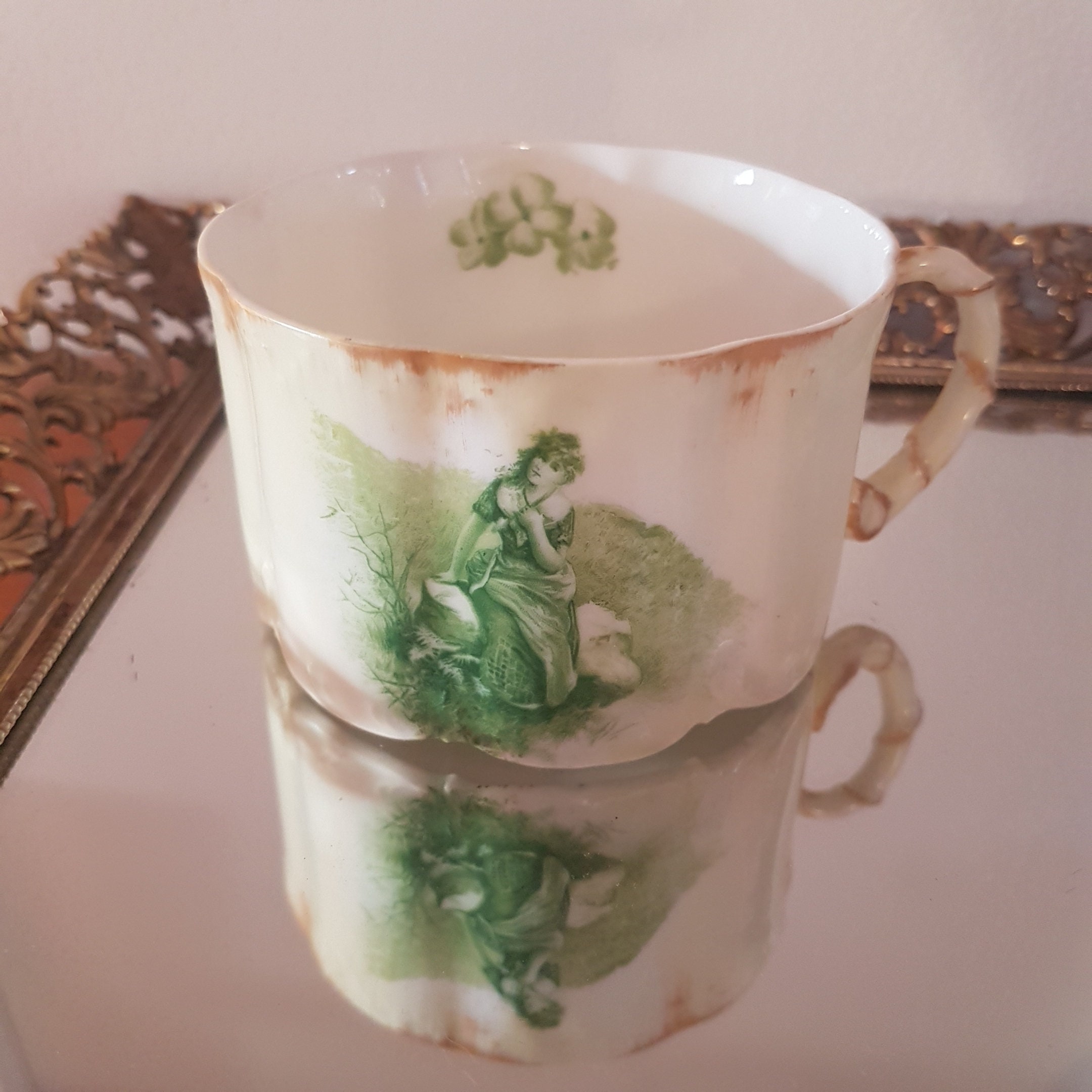 Antique Rosenthal Monbijou PRINTEMPS Germany China Cup, Antique