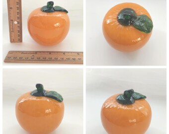 ヴィンテージ ムラーノスタイル 手吹きガラス フルーツ 野菜
