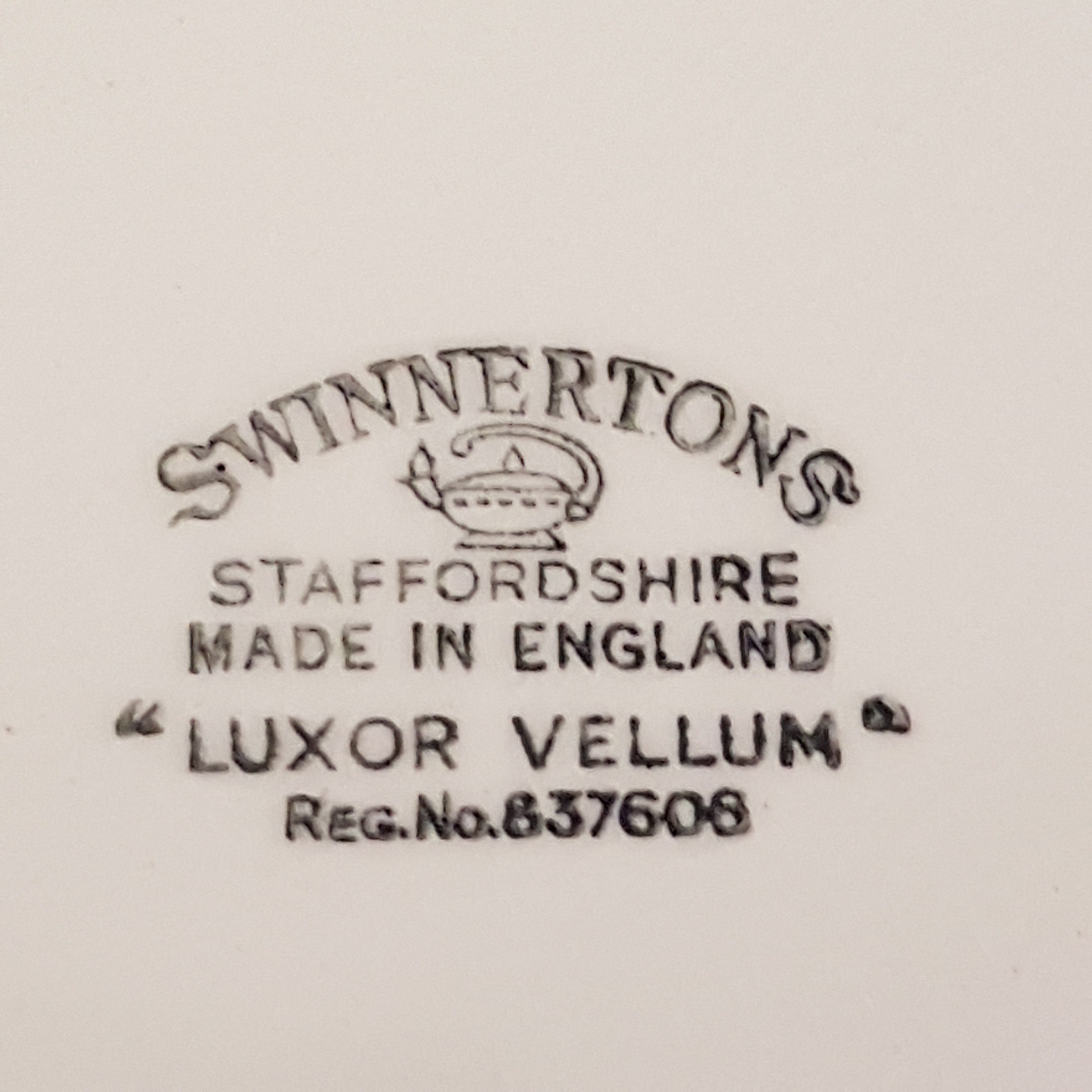 Swinnertons Dinner Plate Sets of 2 Luxor Vellum Reg No Etsy Australia