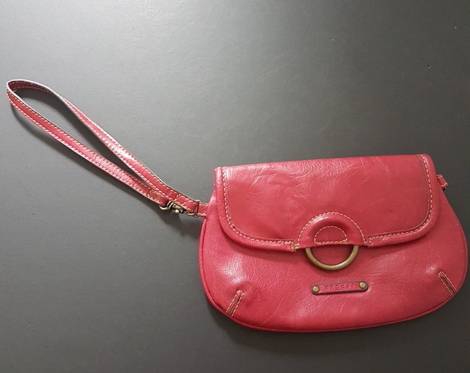 Liz Clairborne Vintage Red Wristlet Wrist Purse, Axcess by Liz Clairborne